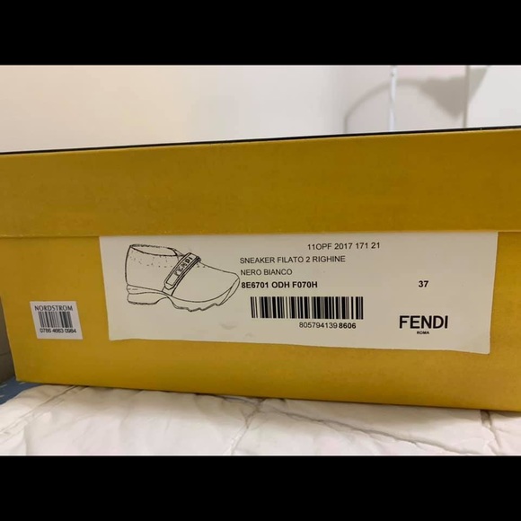 FENDI  Sneaker Filato 2 Righine - Picture 3 of 3